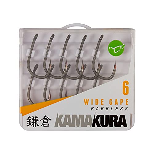 Korda Kamakura Widegape Barbless Hooks 8