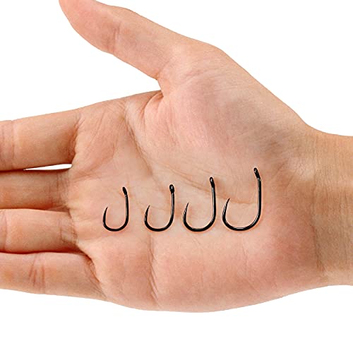 Luroad 120pcs Barbless Carp Fishing Hooks Set