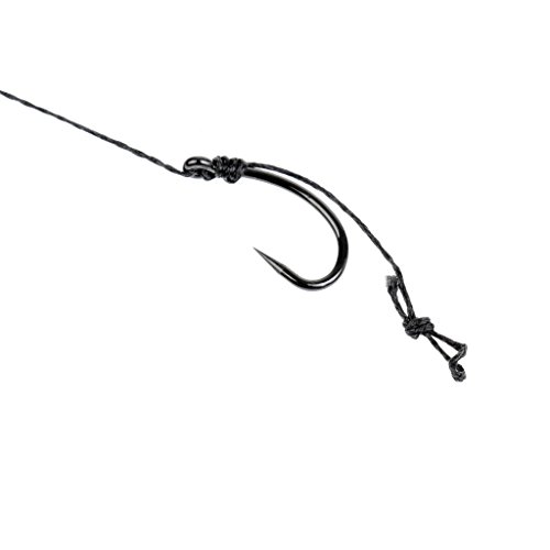 Milepetus 18pcs Barbless Carp Fishing Hair Rigs