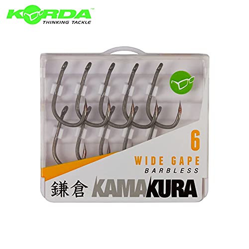 Korda Kamakura Widegape Barbless Hooks 8