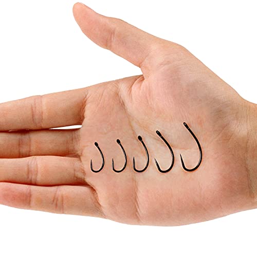 Luroad 120pcs Barbless Carp Fishing Hooks Set