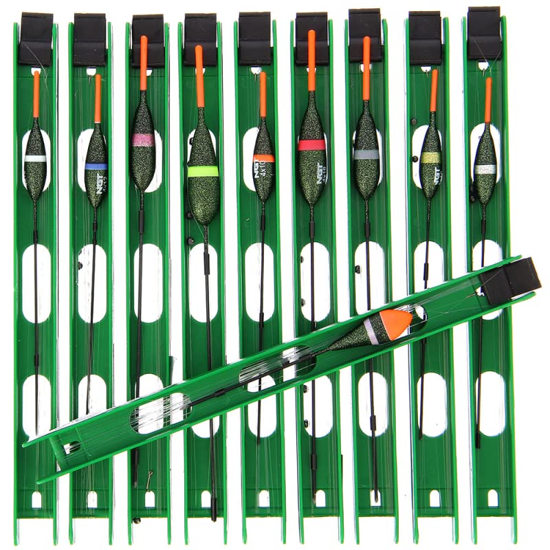 10x Deluxe Barbless Fishing Float Rigs