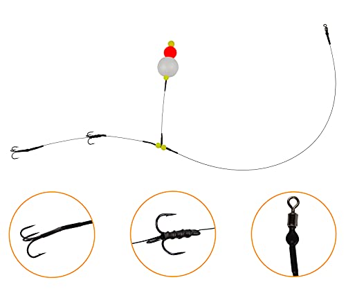 Pike Pop Up Rigs - Wire Trace Tackle