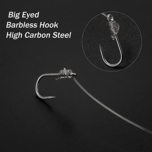 Dr.Fish 150pcs Barbless Carp Fishing Hooks Set