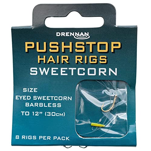 Drennan Sweetcorn Quickstop Hair Rigs Size 14