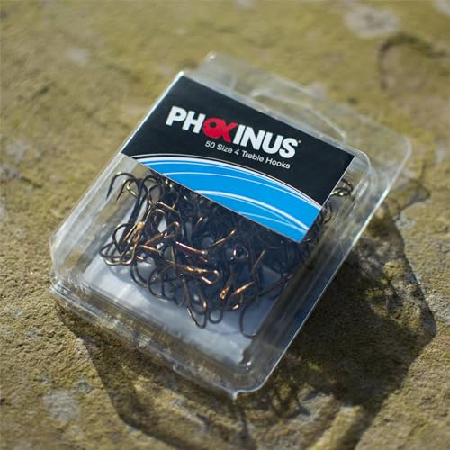 Phoxinus Bronze Treble Hooks for All Fishing