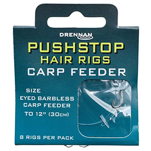 Drennan Carp Feeder Quickstop Hair Rigs Size 10
