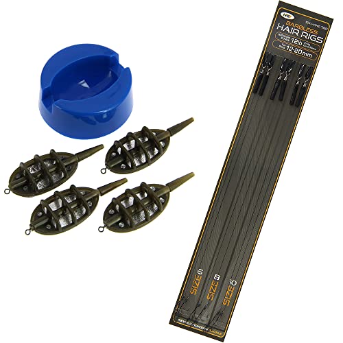NGT Inline Method Feeder Set with Rigs Mix