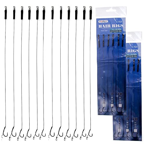 12 PCS Barbless Curve Shank Carp Hooks