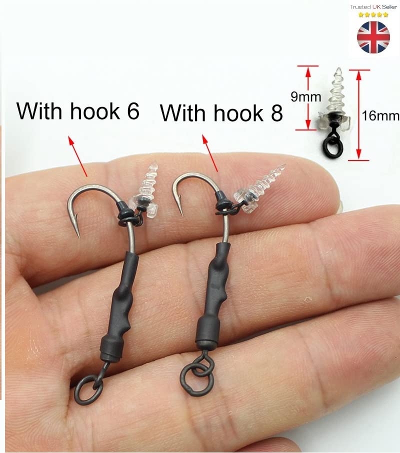 Ready Tied Carp Ronnie Rig - Size 8 Hook