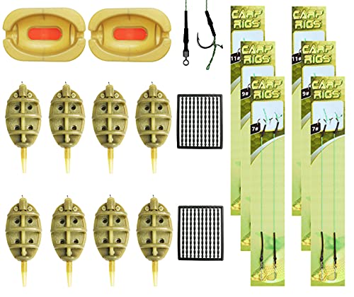 Carp Method Feeder Rigs Set – Inline Feeders