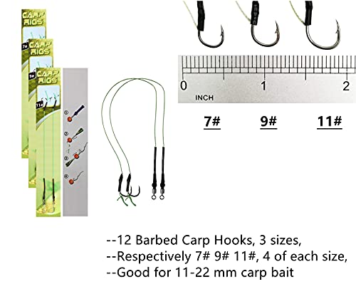 Carp Method Feeder Rigs Set – Inline Feeders
