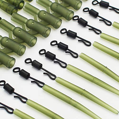 Carp Fishing Rig Kit with Anti-Tangle Sleeves
