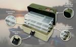 Roddarch 3-Tray Cantilever Fishing Tackle Box