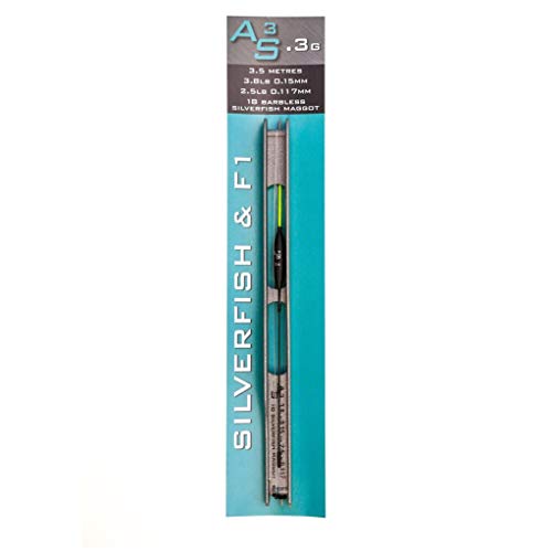 Drennan AS3 Pre-Tied Pole Rig - 0.3g Silverfish