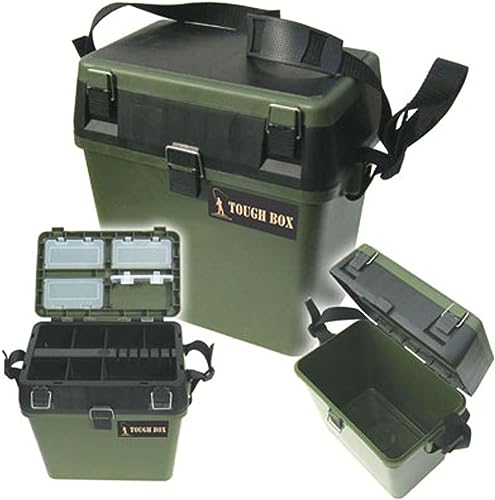 Padded Fishing Tackle Seat Box with Strap