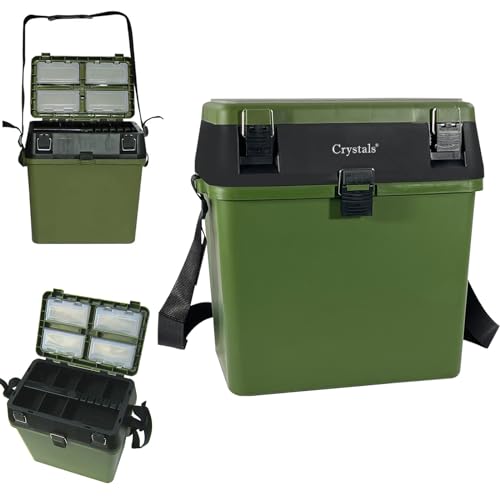 Padded Fishing Tackle Box with Organizer Trays