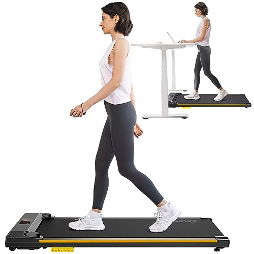 UREVO 2-in-1 Under Desk Portable Treadmill