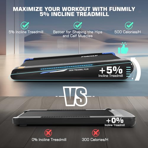 Compact Walking Pad Treadmill with Remote Control