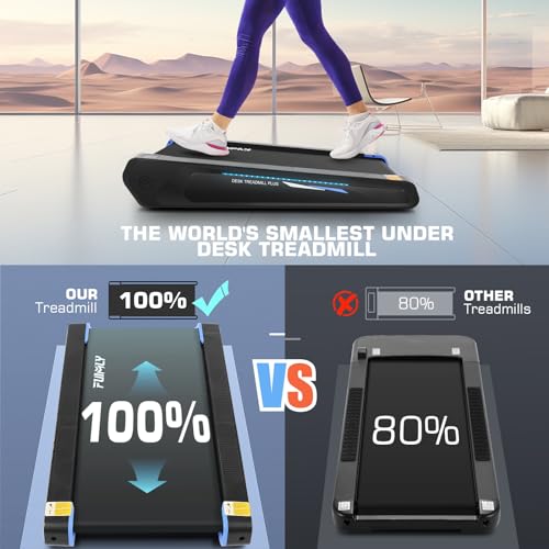 Compact Walking Pad Treadmill with Remote Control