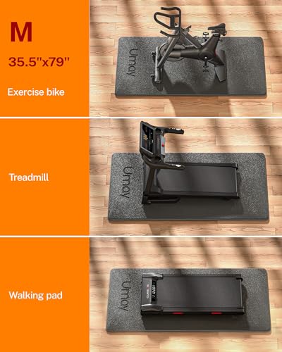 UMAY Thick Exercise Equipment Mat for Home Gym