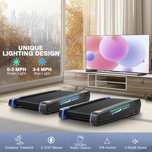 Compact Walking Pad Treadmill with Remote Control