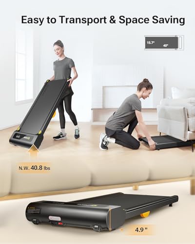 UREVO Portable Under Desk Treadmill for Home/Office
