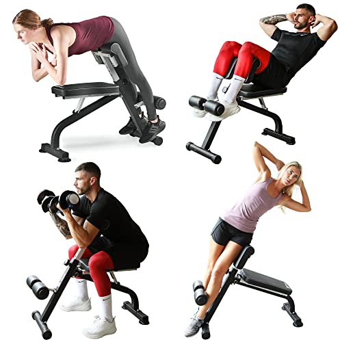 Lifepro SculptTrainer Adjustable Hyperextension Bench for Home Gym
