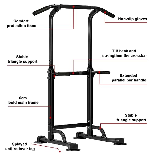 SogesHome Adjustable Power Tower Fitness Station