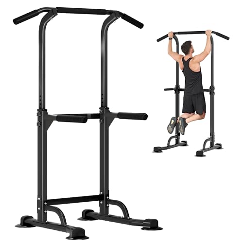 DlandHome Adjustable Power Tower Dip Station