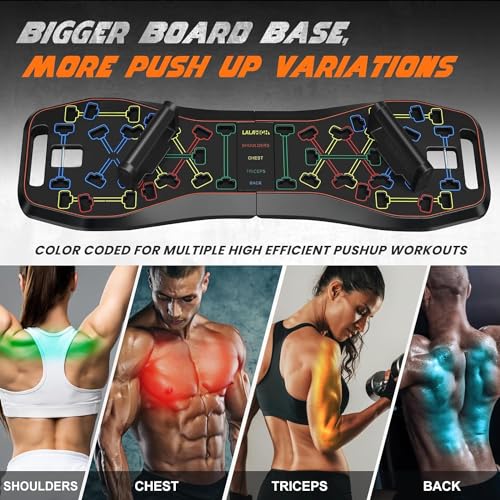 LALAHIGH Portable Home Gym System with Fitness Accessories