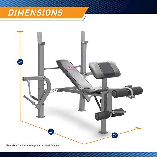 Marcy Multifunctional Weight Bench with Leg Developer
