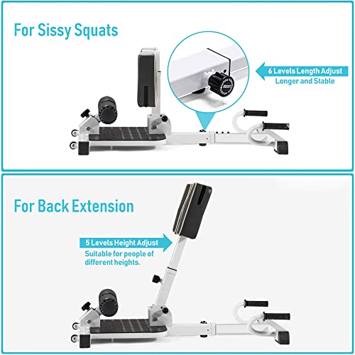 Leikefitness Multi-Function Sissy Squat Bench