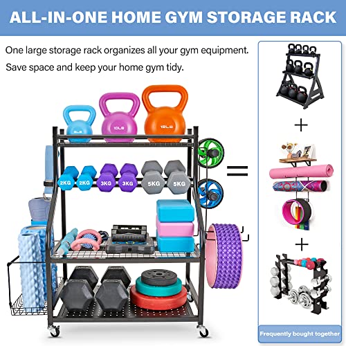 NBTORCH All-in-One Dumbbell and Equipment Rack