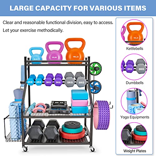 NBTORCH All-in-One Dumbbell and Equipment Rack