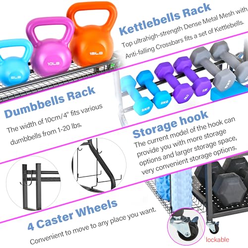 NBTORCH All-in-One Dumbbell and Equipment Rack