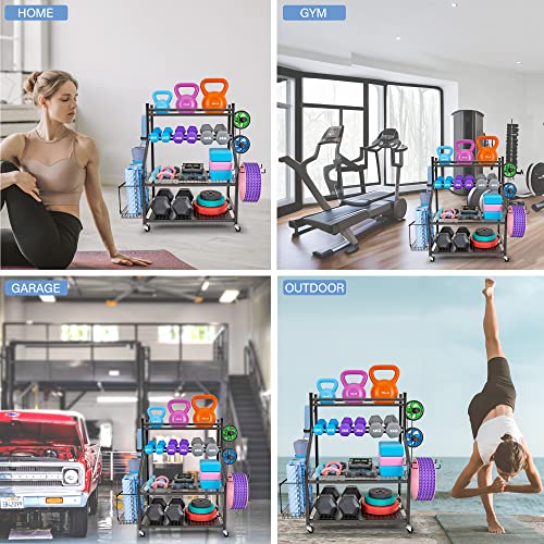 NBTORCH All-in-One Dumbbell and Equipment Rack