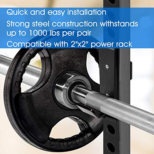 Yes4All J-Hooks for 2x2 Power Racks