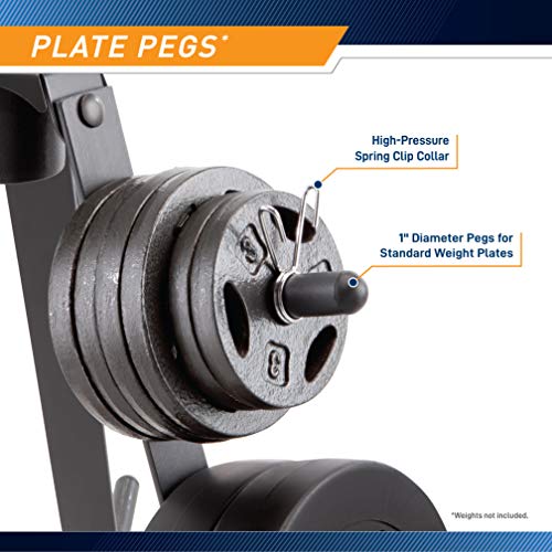 Marcy Weight Plate Storage Tree for Standard Plates