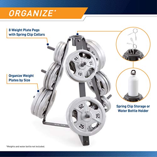 Marcy Weight Plate Storage Tree for Standard Plates