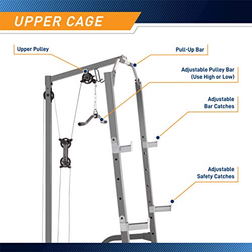 Marcy Pro Deluxe Weightlifting Cage and Bench