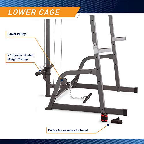 Marcy Pro Deluxe Weightlifting Cage and Bench