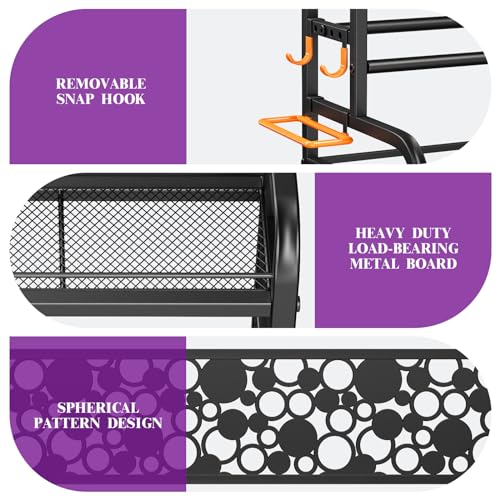 Dumbbell Rack with Wheels for Home Gym Storage