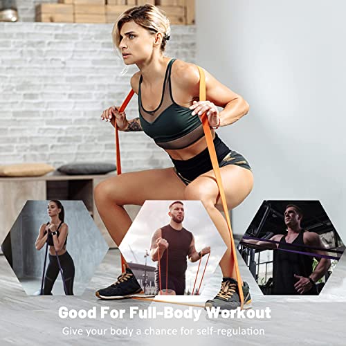 Multicolor Resistance Bands Set for Home Workouts