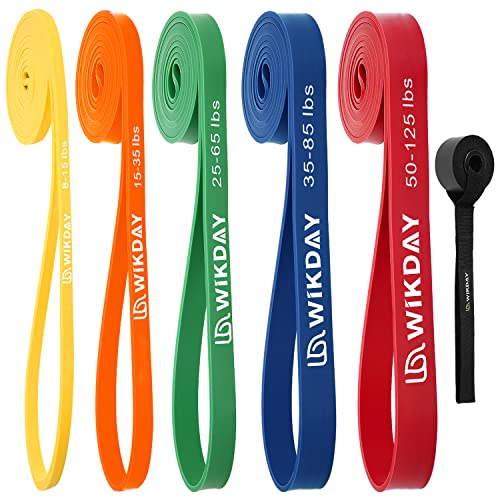 WIKDAY Heavy Resistance Band Set with Door Anchor