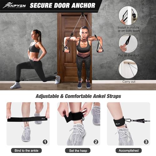 Versatile Resistance Bands Set for Home Workouts