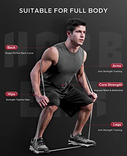 HAPBEAR Resistance Bands Set for Pull Up Assistance