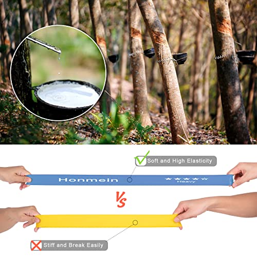 Honmein Exercise Resistance Bands - 5 Levels Included