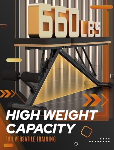 Foldable Weight Bench for Home Gym Training