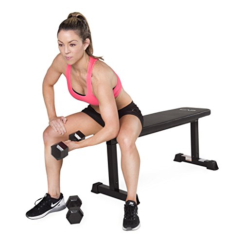 CAP Barbell Black Flat Weight Bench